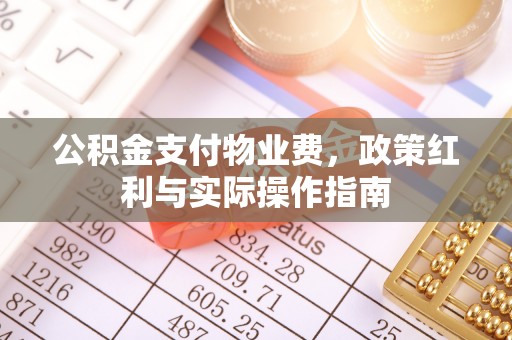 乾县公积金支付物业费，政策红利与实际操作指南