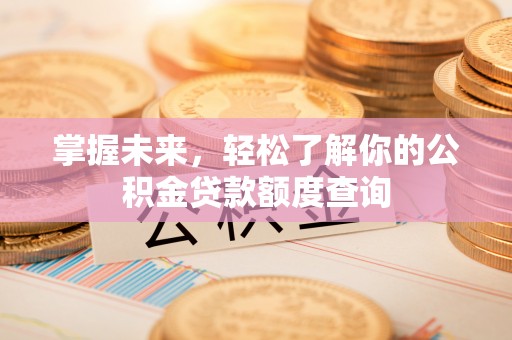 乾县掌握未来，轻松了解你的公积金贷款额度查询