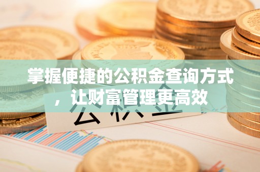 乾县掌握便捷的公积金查询方式，让财富管理更高效