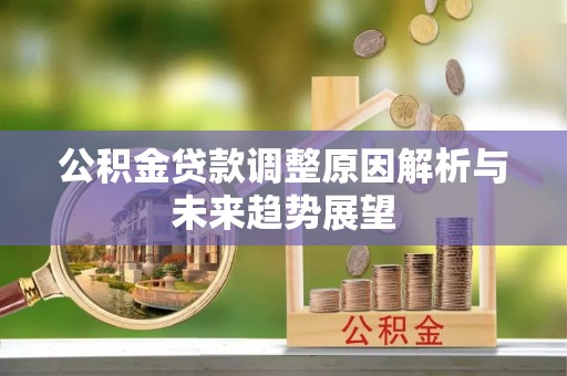 乾县公积金贷款调整原因解析与未来趋势展望